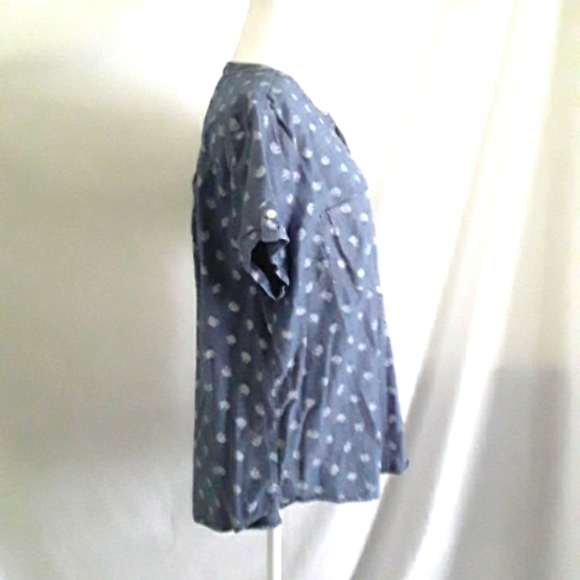 Lucky Brand Chambray Top - Picture 4 of 7